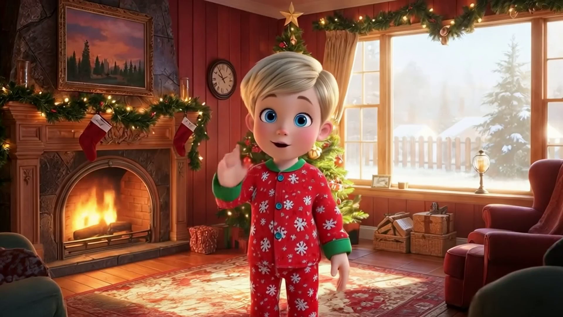 🎄 Personalized Christmas Hero Video – One Child